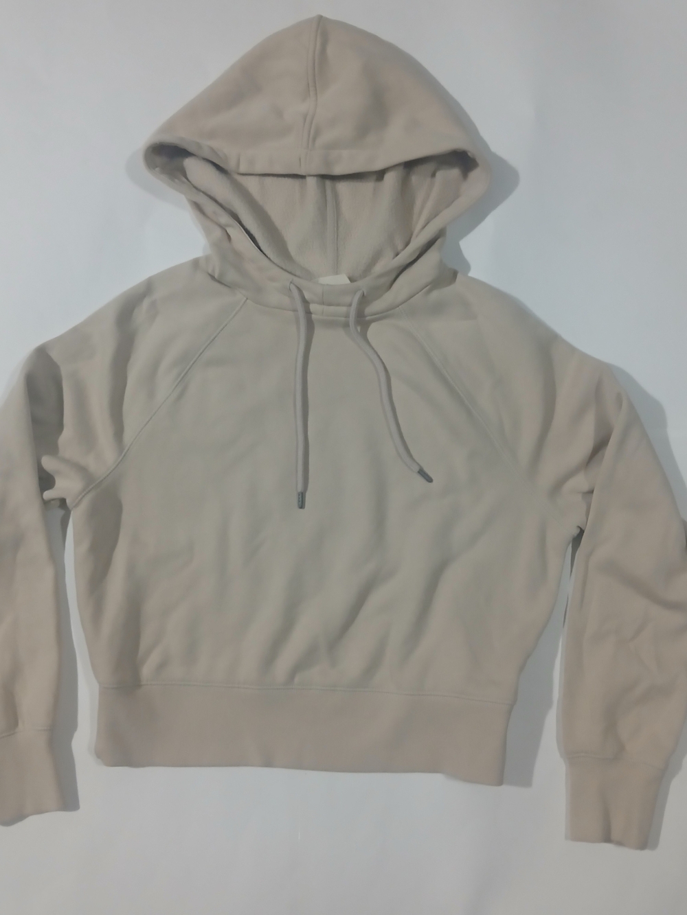 Universal Thread Women's Light Beige Hooded Sweatshirt